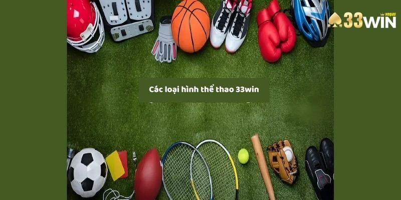 Các loại hình thể thao tại trang 33win
